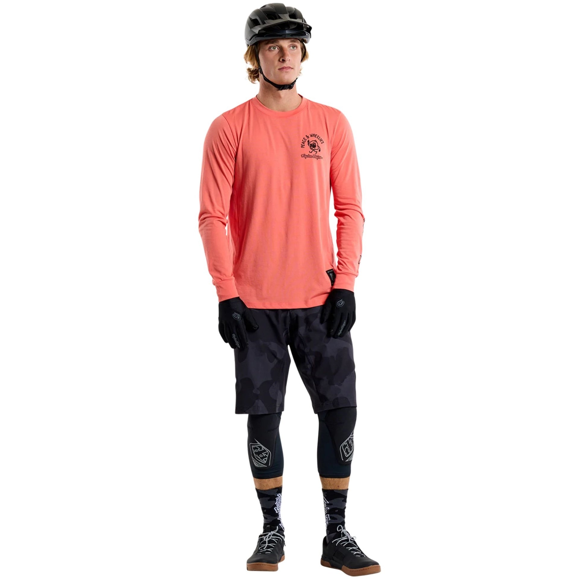 Camiseta Manga Larga Troy Lee Designs Skyline P&W Melon